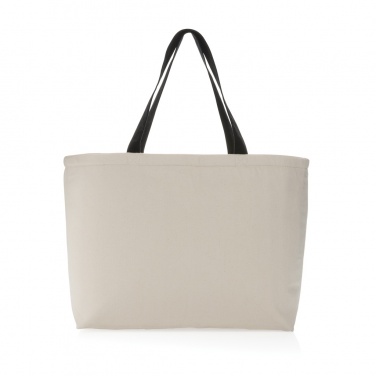 Logo trade corporate gift photo of: Impact Aware™ 285 gsm rcanvas large cooler tote undyed