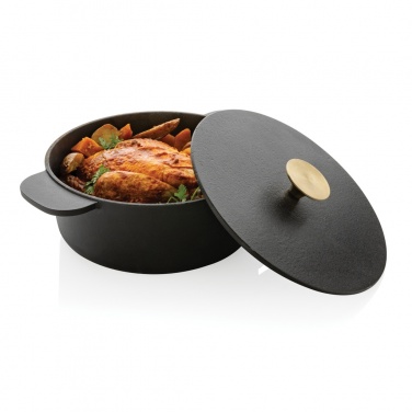 Logo trade business gift photo of: Ukiyo cast iron pan medium