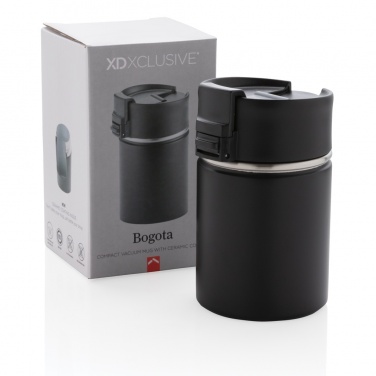 Logo trade promotional gift photo of: Bogota compact vacuum mug with ceramic coating