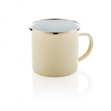 Logo trade promotional items image of: Vintage enamel mug