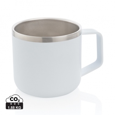 Logo trade business gifts image of: Stainless steel camp mug