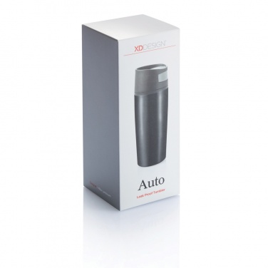 Logo trade business gifts image of: Auto leak proof tumbler