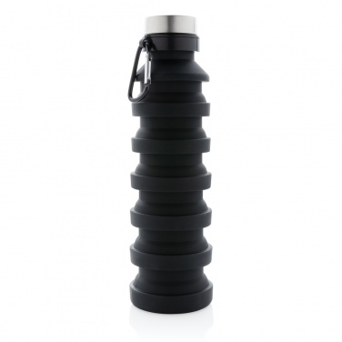 Logotrade advertising product image of: Leakproof collapsible silicone bottle with lid