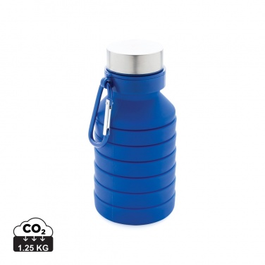 Logotrade promotional giveaway image of: Leakproof collapsible silicone bottle with lid