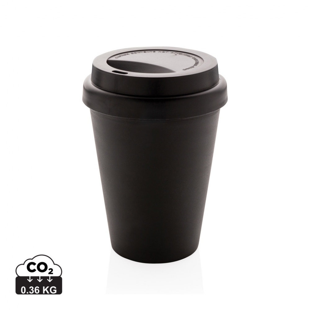 Logo trade promotional items picture of: Reusable double wall coffee cup 300ml