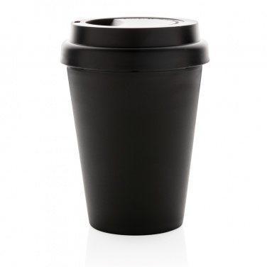 Logo trade promotional items image of: Reusable double wall coffee cup 300ml