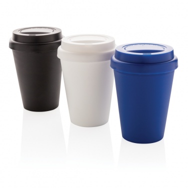 Logo trade promotional products picture of: Reusable double wall coffee cup 300ml