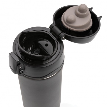 Logo trade promotional gift photo of: Metallic easy lock vacuum mug