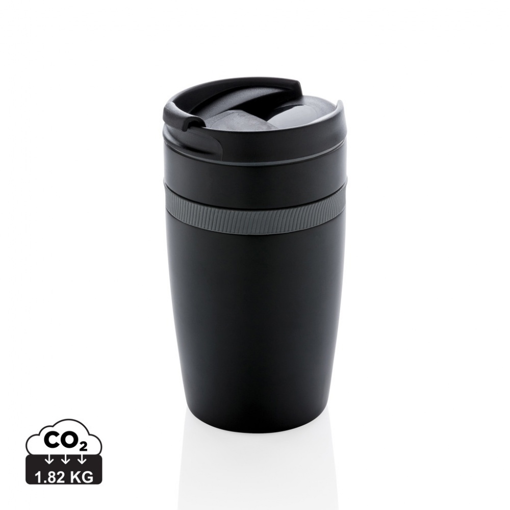 Logo trade corporate gifts image of: Sierra leak proof vacuum coffee tumbler