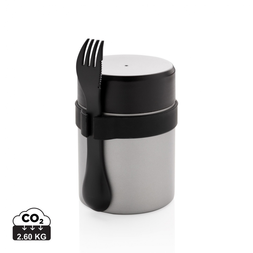 Logo trade corporate gifts image of: Bogota food flask with ceramic coating