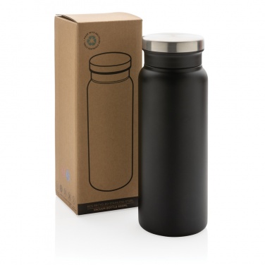 Logotrade promotional gift image of: RCS Recycled stainless steel vacuum bottle 600ML