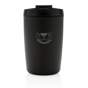 Logo trade advertising products image of: GRS Recycled PP tumbler with flip lid