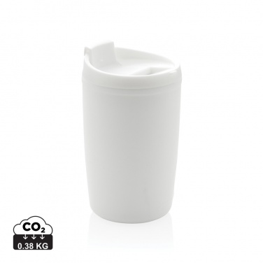 Logo trade advertising product photo of: GRS Recycled PP tumbler with flip lid