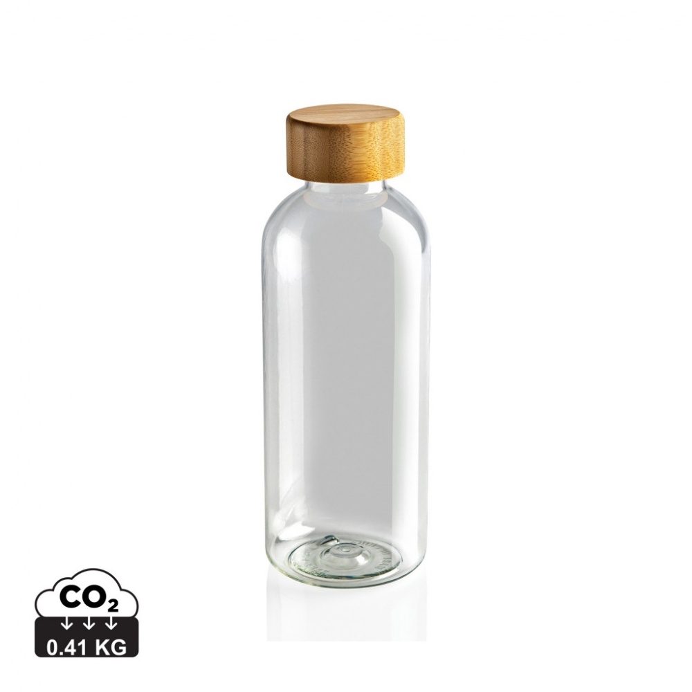 Logotrade corporate gift image of: RCS RPET bottle with bamboo lid