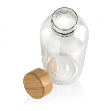 Logo trade corporate gifts image of: RCS RPET bottle with bamboo lid