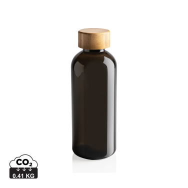 Logo trade business gift photo of: RCS RPET bottle with bamboo lid