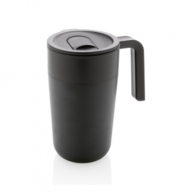 Logo trade promotional gifts image of: GRS Recycled PP and SS mug with handle