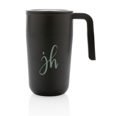 Logotrade promotional merchandise image of: GRS Recycled PP and SS mug with handle