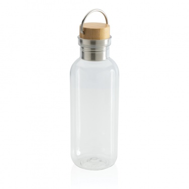 Logotrade promotional products photo of: RCS RPET bottle with bamboo lid and handle