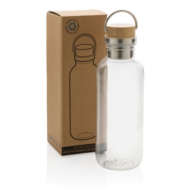 Logotrade promotional merchandise image of: RCS RPET bottle with bamboo lid and handle