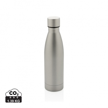 Logo trade corporate gifts image of: RCS Recycled stainless steel solid vacuum bottle