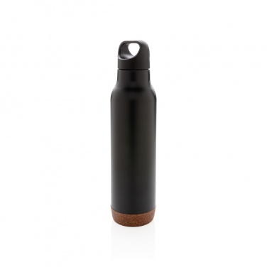 Logo trade promotional merchandise image of: Cork leakproof vacuum flask