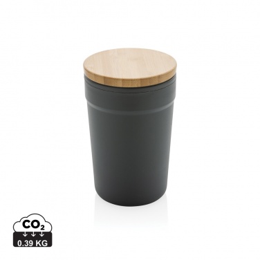 Logotrade business gift image of: GRS certified recycled PP mug with bamboo lid