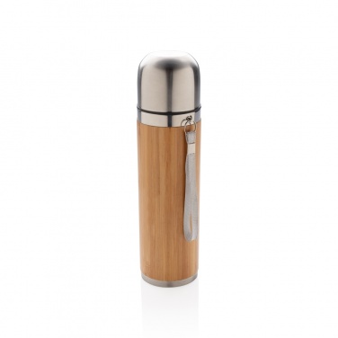 Logotrade business gift image of: Bamboo vacuum travel flask