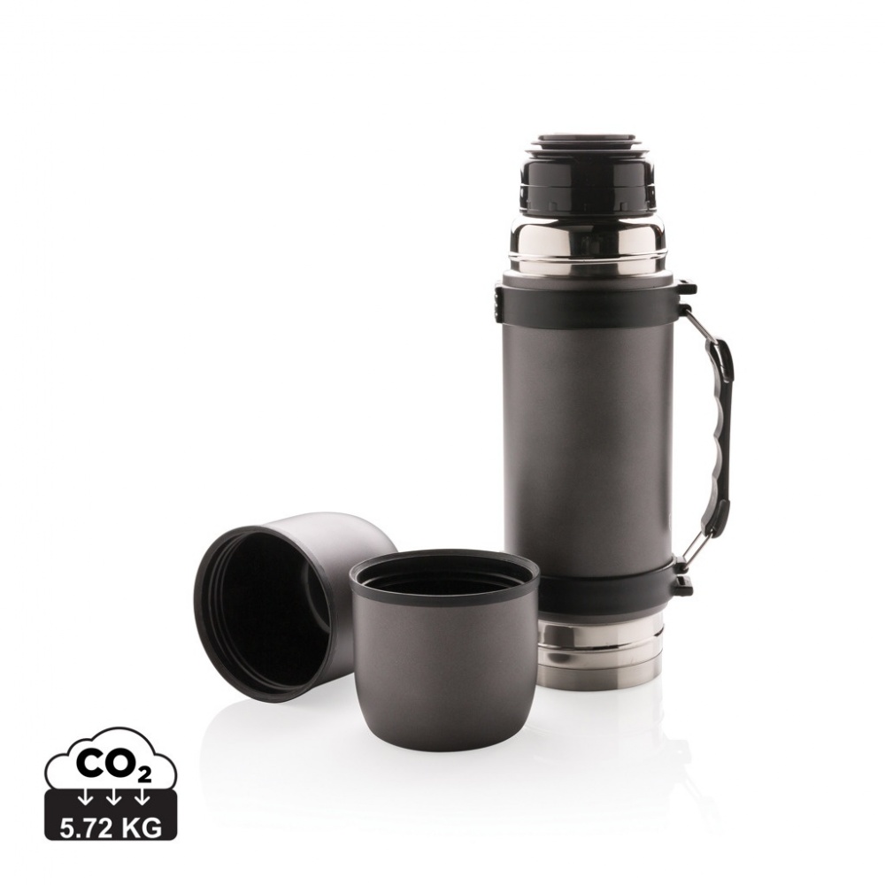 Logo trade promotional giveaways picture of: Vacuum flask with 2 cups