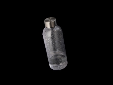 Logo trade promotional items image of: Leakproof water bottle with metallic lid