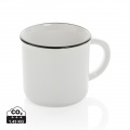 Vintage ceramic mug 280ml, white