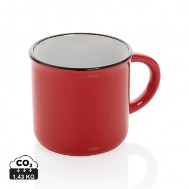 Logo trade promotional products image of: Vintage ceramic mug 280ml