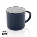 Vintage ceramic mug 280ml, navy