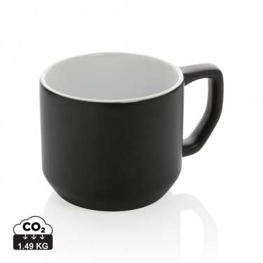 Logo trade advertising products picture of: Ceramic modern mug 350ml