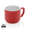 Ceramic modern mug 350ml, red