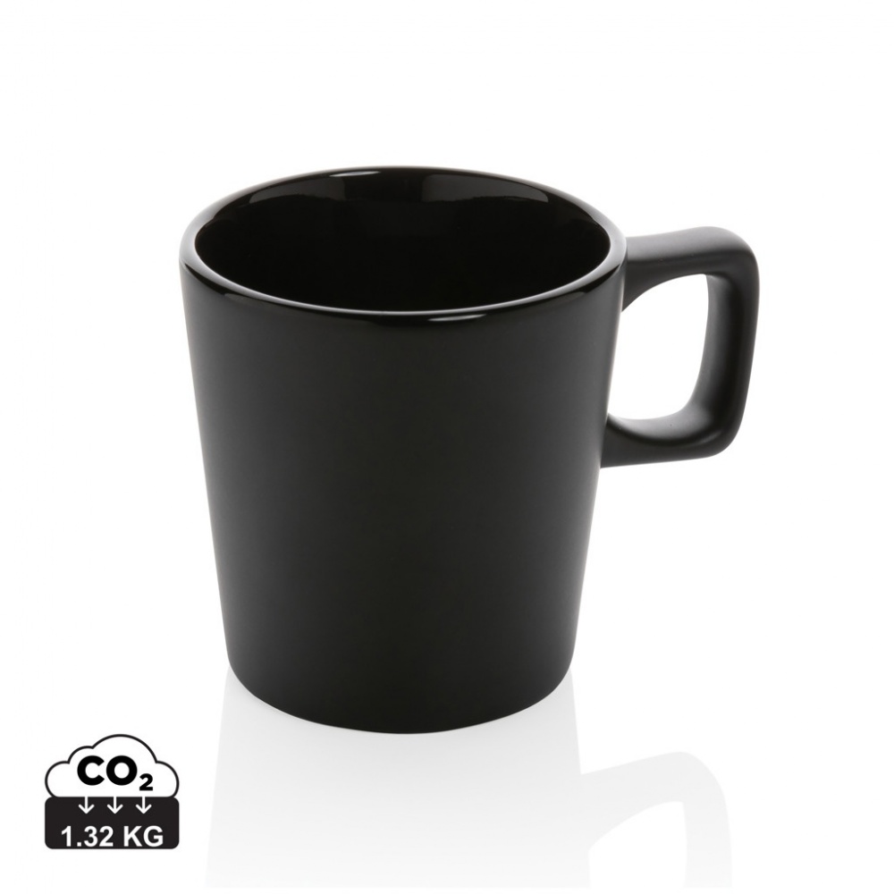 Logo trade corporate gift photo of: Ceramic modern coffee mug 300ml