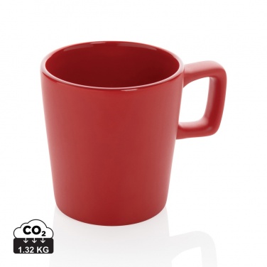 Logo trade promotional giveaway photo of: Ceramic modern coffee mug 300ml