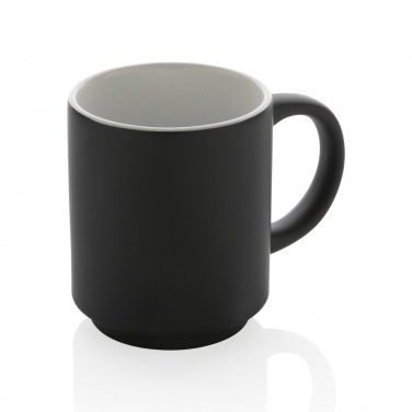 Logo trade promotional gifts image of: Ceramic stackable mug 180ml