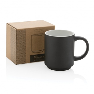 Logo trade promotional products image of: Ceramic stackable mug 180ml