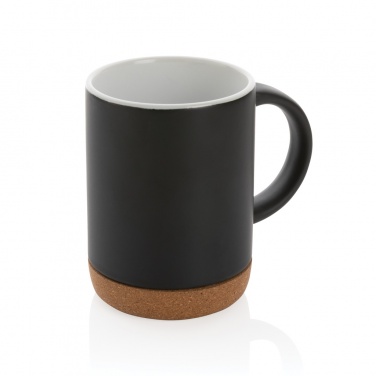 Logo trade promotional gifts image of: Ceramic mug with cork base 280ml