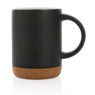 Logo trade promotional giveaways picture of: Ceramic mug with cork base 280ml