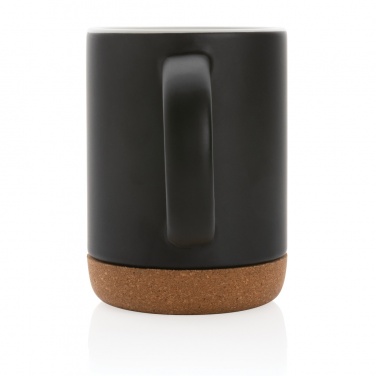 Logo trade promotional gift photo of: Ceramic mug with cork base 280ml