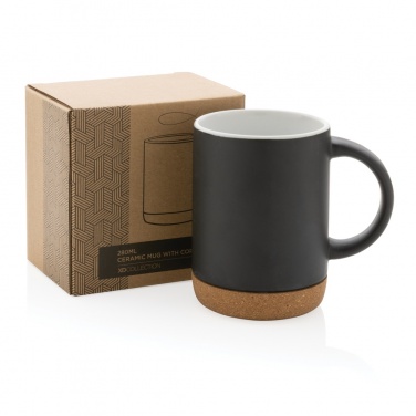 Logotrade business gift image of: Ceramic mug with cork base 280ml