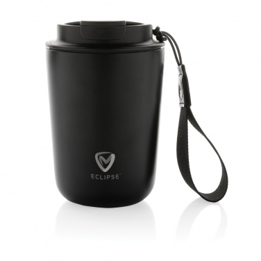 Logotrade promotional products photo of: Cuppa RCS re-steel vacuum tumbler with lanyard