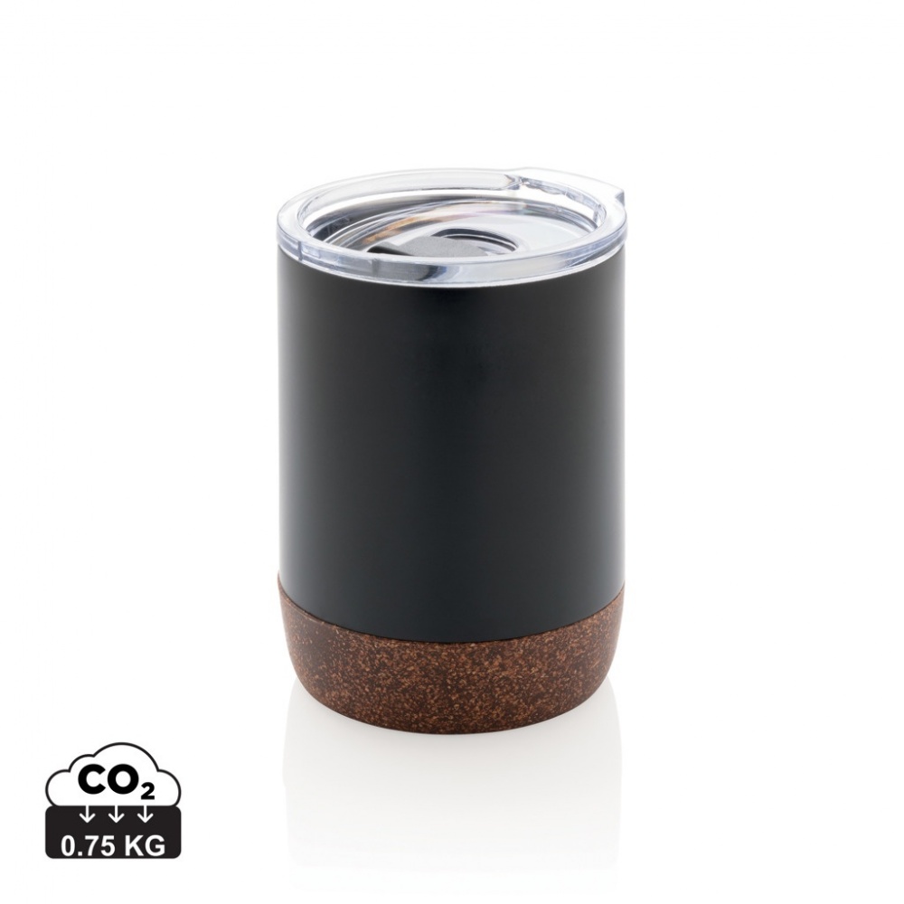 Logotrade business gift image of: RCS Re-steel cork small vacuum coffee mug