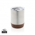 RCS Re-steel cork small vacuum coffee mug, silver