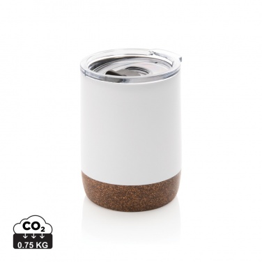 Logo trade promotional giveaway photo of: RCS Re-steel cork small vacuum coffee mug