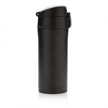 Logo trade promotional giveaways picture of: RCS Recycled stainless steel easy lock vacuum mug