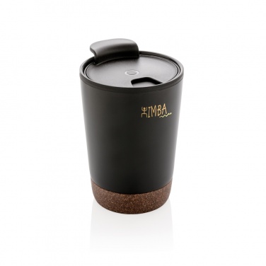 Logo trade promotional gift photo of: GRS RPP stainless steel cork coffee tumbler