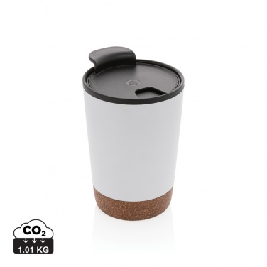 Logotrade promotional product picture of: GRS RPP stainless steel cork coffee tumbler